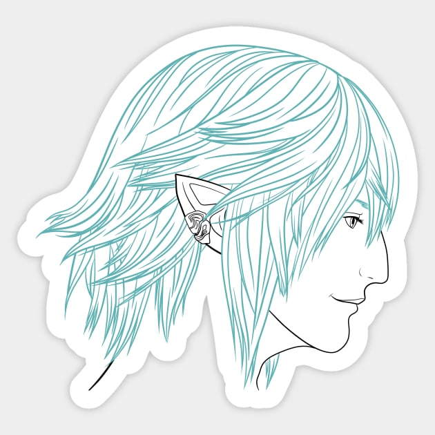 Haurchefant Sticker by SileniaDream